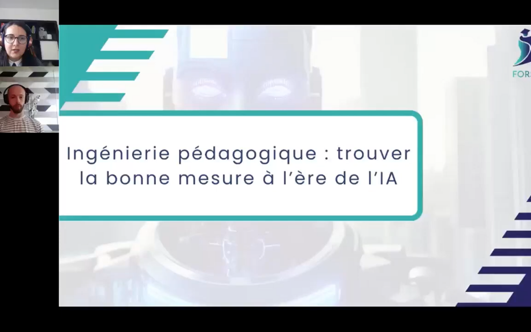 Ingénierie pédagogique : trouver la bonne mesure à l’ère de l’IA