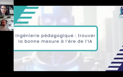 Ingénierie pédagogique : trouver la bonne mesure à l’ère de l’IA